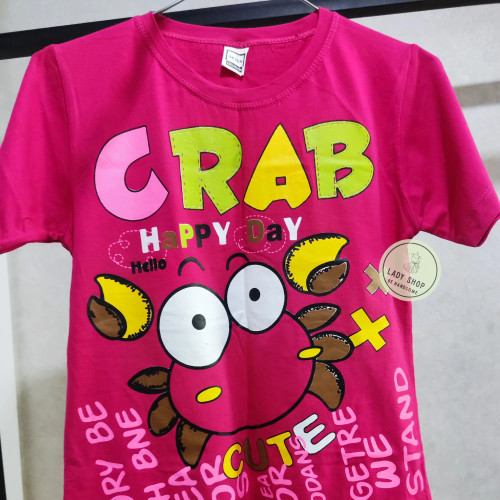 خرید تیشرت صورتی دخترانه