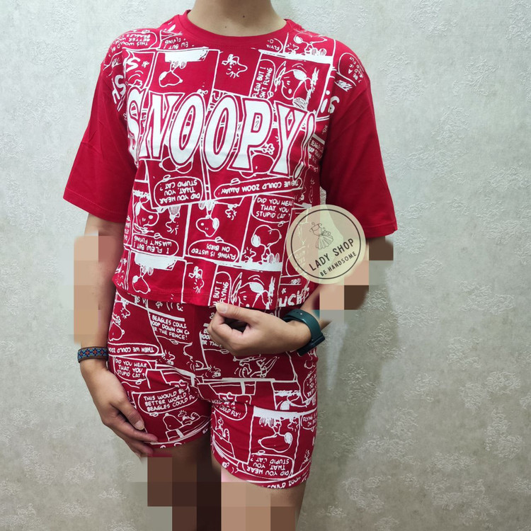 ست تیشرت و شلوارک زنانه