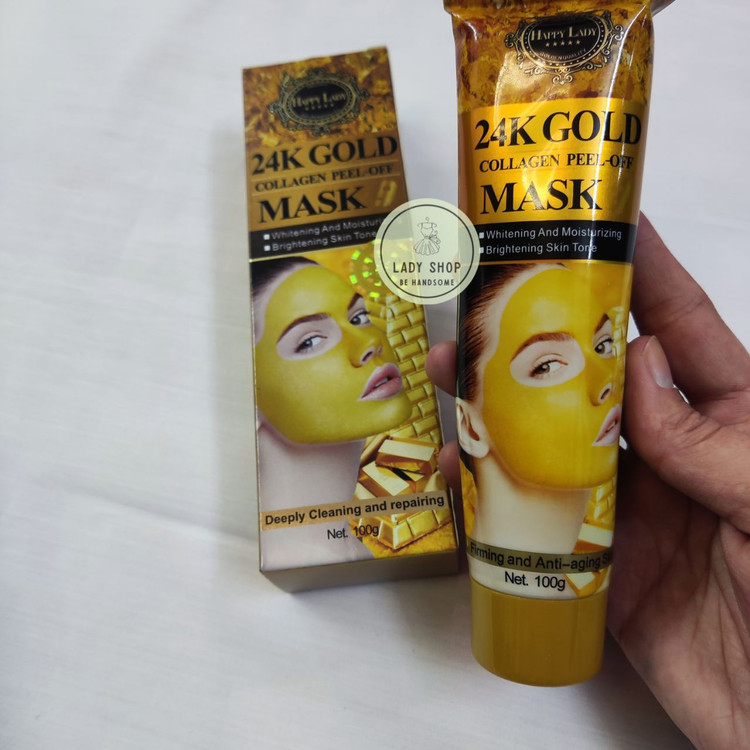 ماسک طلا صورت