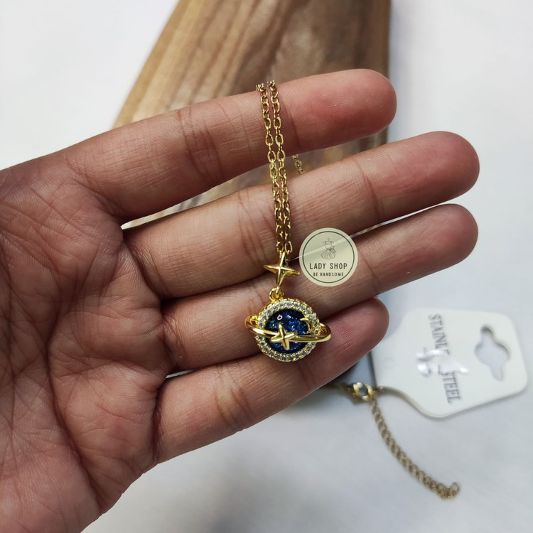 خرید گردنبند کهکشان استیل