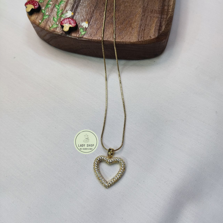 پلاک و زنجیر قلبی