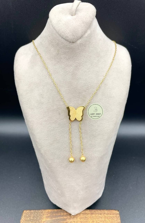 خرید گردنبند استیل و رنگ ثابت