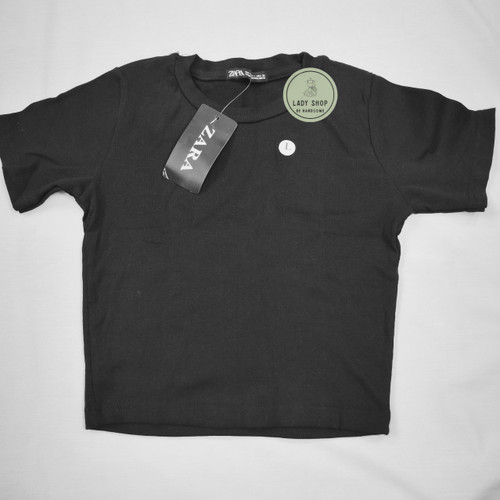 کراپ مشکی ساده