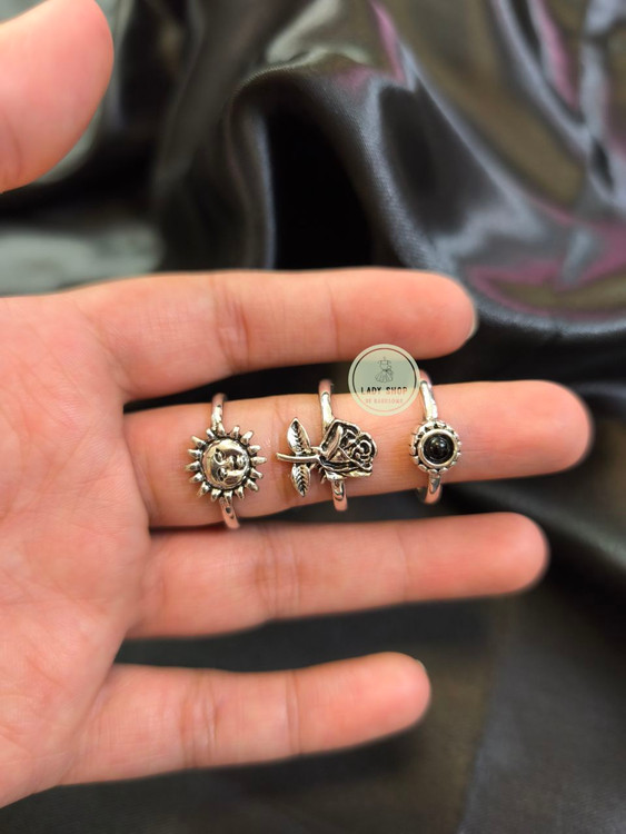 انگشتر مشکی فانتزی